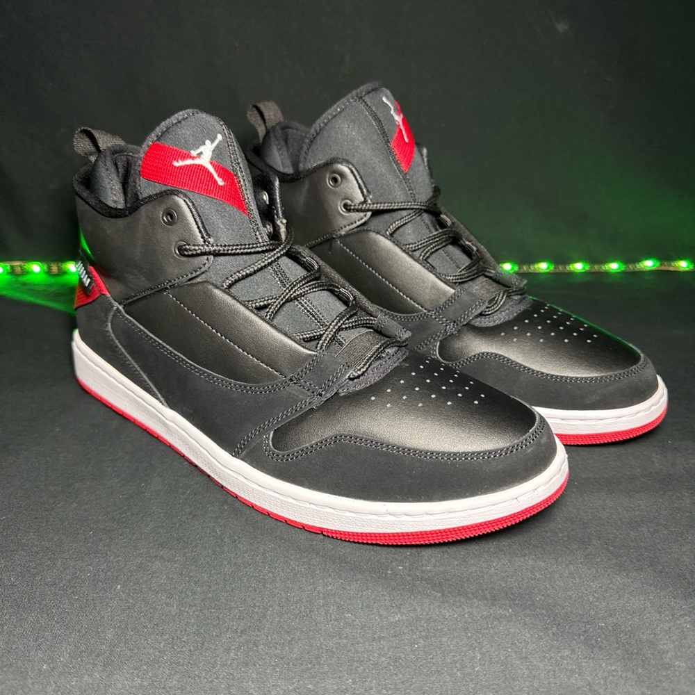 Nike Air Jordan Access GS Youth Size 5Y Shoe Black/Red Sneakers (Super Tough)